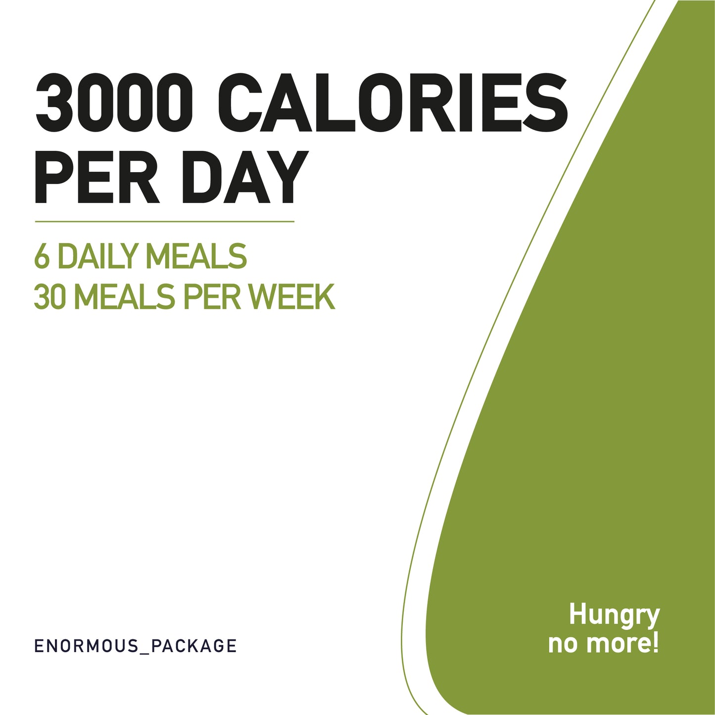 3000 Calories per Day Meal Plan (6 Meals per day)