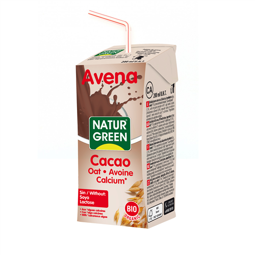 NATUR GREEN Oat Choco Milk 200ml BIO - Healthier Bakery